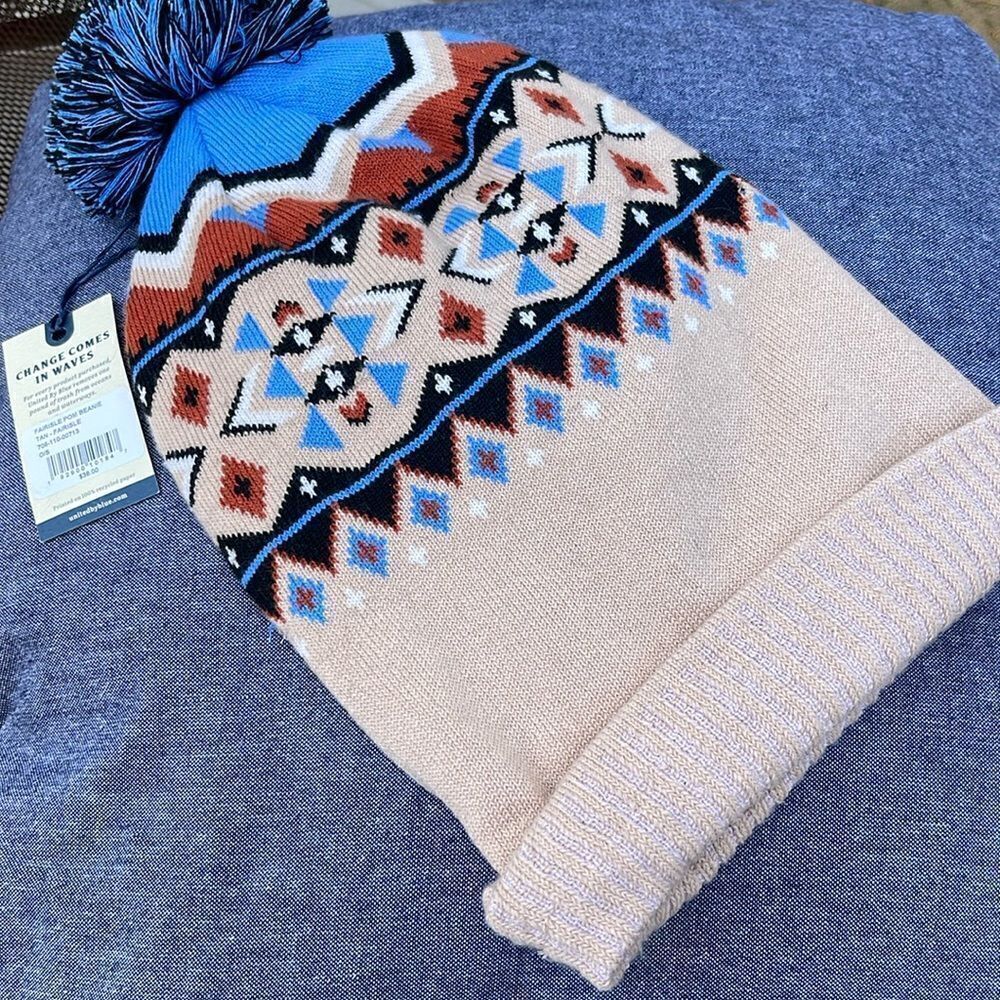 United By Blue FairIsle Pom Pom Beanie